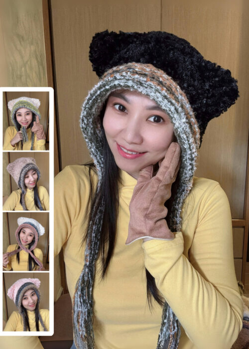 Fluffy Cub Ear Warmth Cap 小熊耳超显脸小雷锋帽