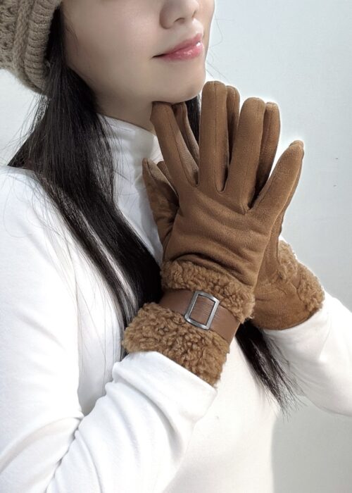 Women's Fleece-Lined Winter Gloves 女款冬季加绒加厚保暖手套