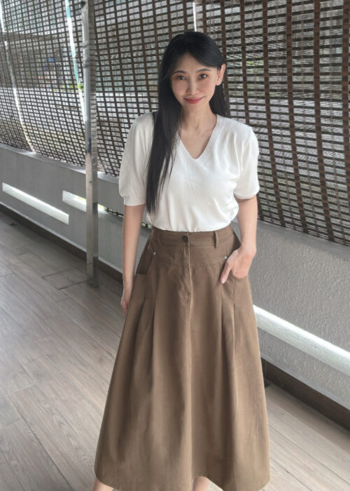 COCO A-line Skirt 牛仔棉A字半裙