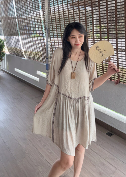 MIA Ethic Loose Thin Summer Dress 米雅民族风宽松连裙