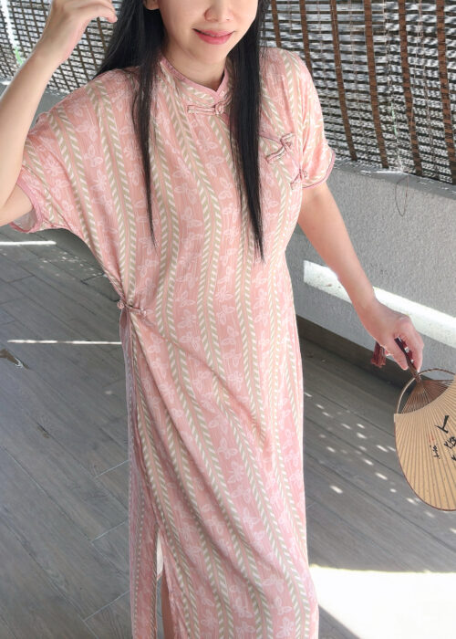 Loose Fit New Chinese Style Cheongsam 温柔宽松改良旗袍