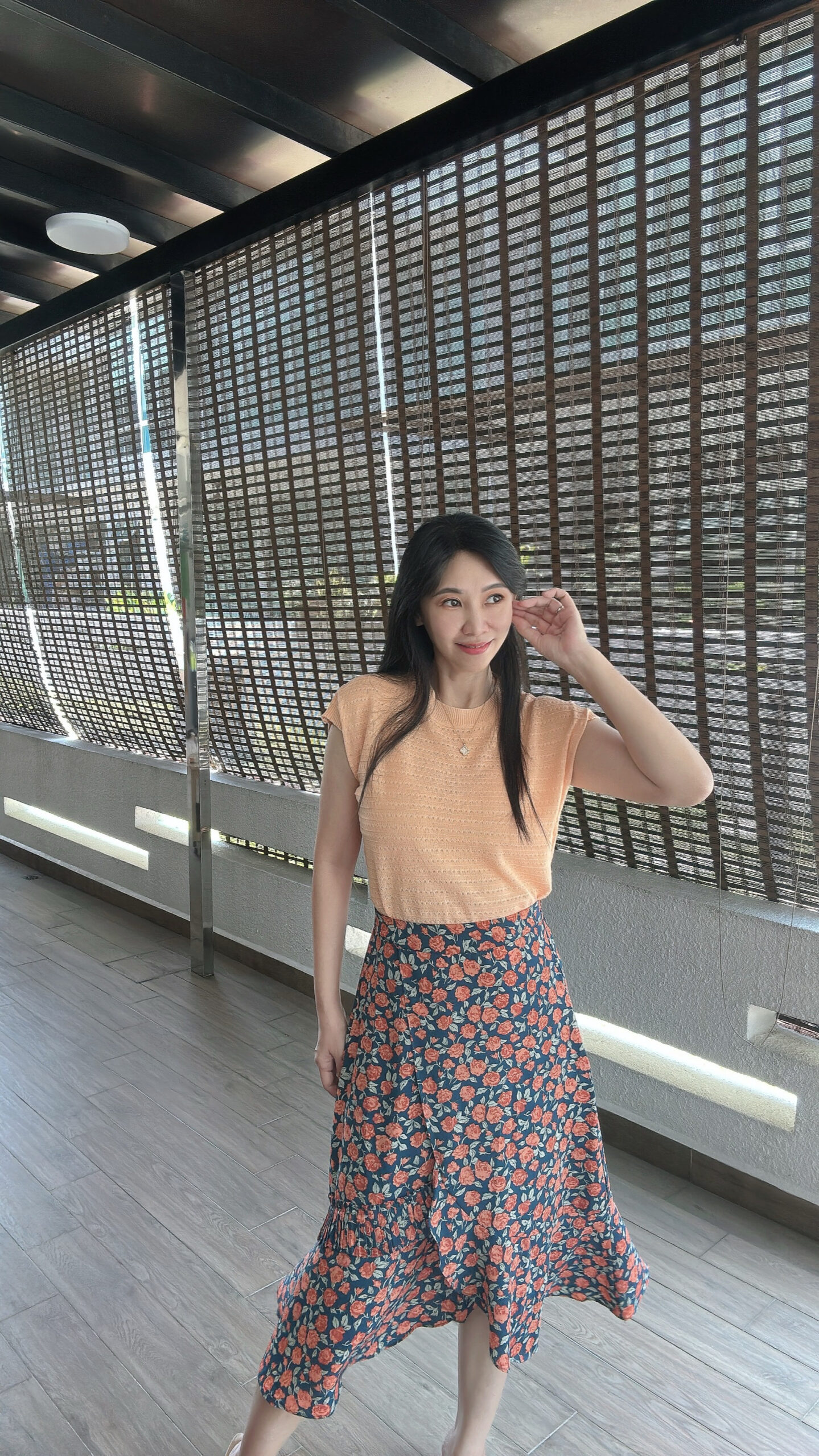 Romance Floral Ruffled Skirt 不规则鱼尾荷叶边半裙