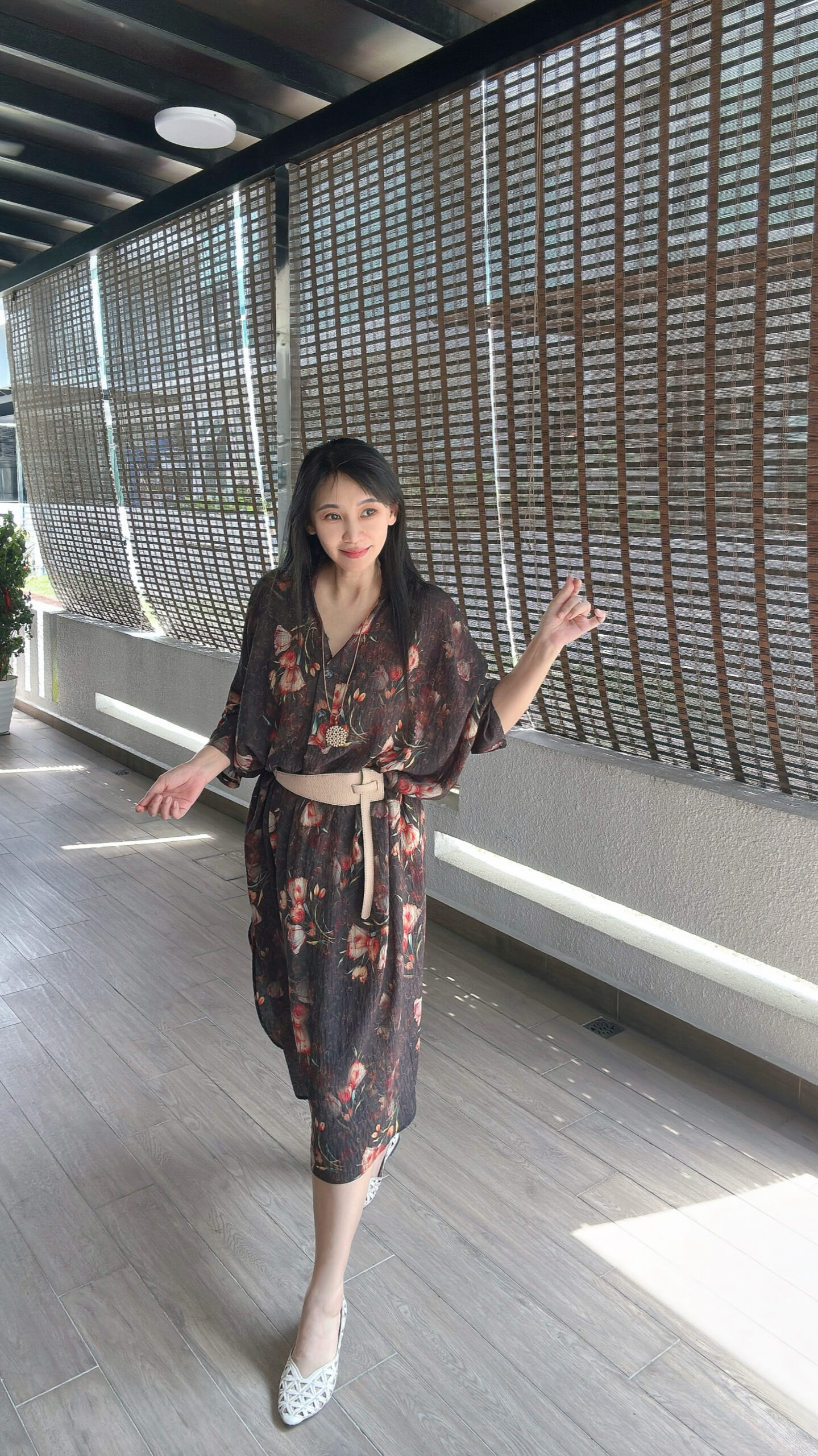 OVERSIZE Retro Chinese Style Loose Shirt Dress 改良立领复古新中式宽松衬衫裙